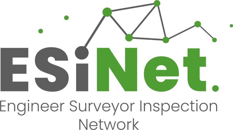 ESiNet Logo: Engineering Surveyor Inspection Network - A national network of inspectors providing national reach across UK & Ireland