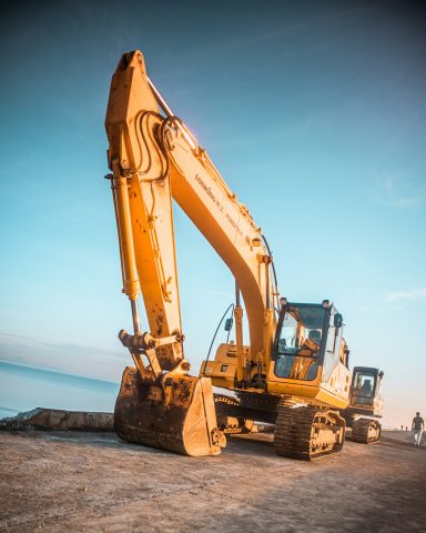excavator material handler LOLER crane tracked lifting cab scoop shovel compliance